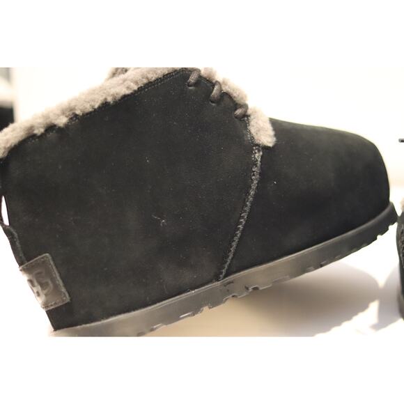 UGG Pumped Faux Fur Trim Slipper Bootie Sz 10 - Picture 5 of 6